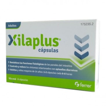 Xilaplus antidiarreico 8 cápsulas