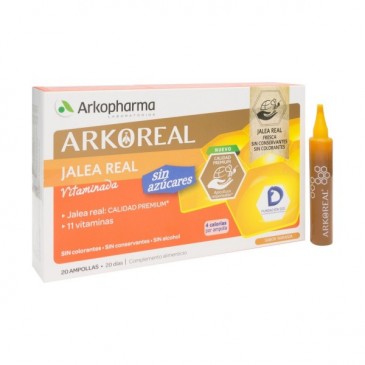 Arkoreal jalea real vitaminada. 20 ampollas