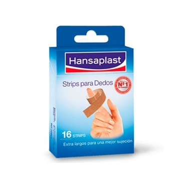 HANSAPLAST MED ELASTIC - APOSITO ADHESIVO (DEDOS TIRA 19 X 120 MM 16 U)