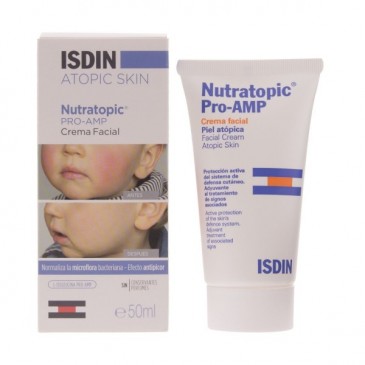 Nutratopic Pro-AMP crema facial piel atópica 50ml